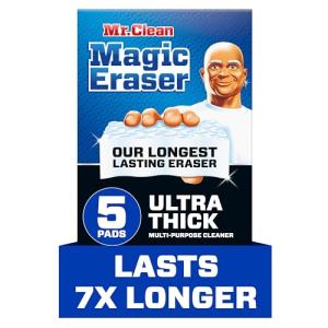 Mr. Clean Magic Eraser Sponge, 5 Pack