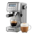 Gourmia Slim Espresso Machine with Milk Frother