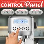 Gourmia Slim Espresso Machine with Milk Frother