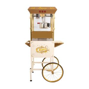 16oz Vintage Popcorn Machine with Cart and Accessories