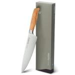 WICKWILLOW 8-Inch Chef Knife with Olive Wood Handle