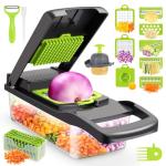 13-in-1 Multifunctional Vegetable Chopper with 8 Blades