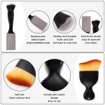 Yungeln 3-Piece Car Interior Detailing Brush Set