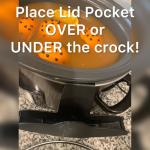 Slow Cooker Lid Holder for Clean Counters