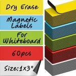 X-bet Magnetic Dry Erase Labels - 60 Pack