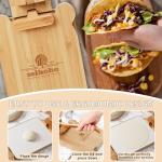 10-Inch Bamboo Tortilla Press for Homemade Tortillas