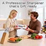 3-Stage Electric Knife Sharpener with Suction Base