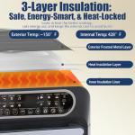 Air Fryer Toaster Oven with 24 Cooking Functions