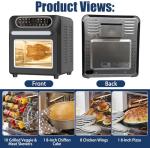 Air Fryer Toaster Oven with 24 Cooking Functions