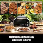 OLIXIS 8-in-1 Electric Grill for Indoor/Outdoor Cooking