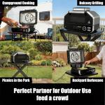 OLIXIS 8-in-1 Electric Grill for Indoor/Outdoor Cooking