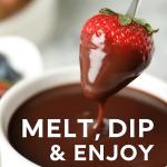 GHIRARDELLI Milk Chocolate Melting Wafers, 16 oz