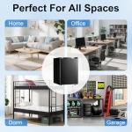 Compact 2.1 Cu.Ft Upright Freezer - Black