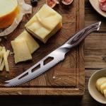 HOSHANHO 5-Inch Japanese Cheese Knife with Pakkawood Handle