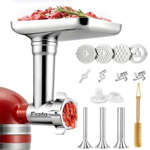 EZATO KitchenAid Meat Grinder and Sausage Stuffer