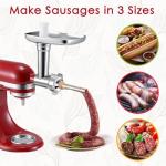 EZATO KitchenAid Meat Grinder and Sausage Stuffer