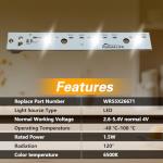 GE Refrigerator LED Light Boards - 2 Pack