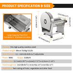 WICHEMI 2-in-1 Electric Vegetable and Fruit Slicer