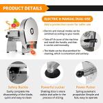 WICHEMI 2-in-1 Electric Vegetable and Fruit Slicer