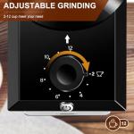 KIRAINAFLY Electric Burr Coffee Grinder with 28 Settings