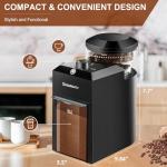 KIRAINAFLY Electric Burr Coffee Grinder with 28 Settings