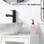 Pink 14oz Ceramic Soap Dispenser for Kitchen/Bathroom
