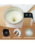 Smart Self-Stirring Coffee Mug with Thermometer