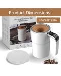 Smart Self-Stirring Coffee Mug with Thermometer
