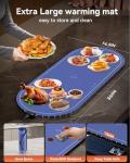 Extra Large Silicone Food Warming Mat 36"x15