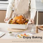 3.5 Quart Porcelain Casserole Dish with Lid