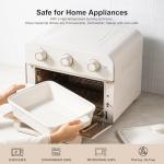 3.5 Quart Porcelain Casserole Dish with Lid