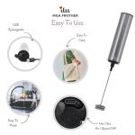 Rechargeable Handheld Milk Frother and Drink Mixer