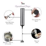 Rechargeable Handheld Milk Frother and Drink Mixer