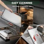 Double-Sided Stainless Steel Cutting Boards, 2-Pack