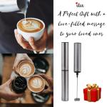 Rechargeable Handheld Milk Frother and Drink Mixer