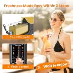 6-in-1 Slushie Machine for Home Drinks