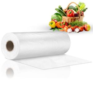 Clear Plastic Food Storage Bags on a Roll, 500 Count