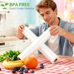 Clear Plastic Food Storage Bags on a Roll, 500 Count