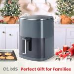 OLIXIS 6-Quart 12-in-1 Air Fryer with Window
