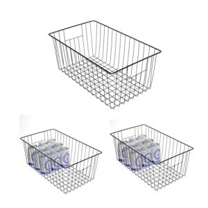 16-Inch Freezer Organizer Baskets - Pack of 3