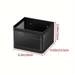 Magnetic Fridge Shelf Organizer - Black