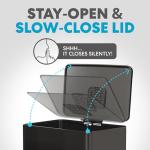 SIMPLI-Magic 13.2 Gallon Hands-Free Trash Can