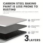 Magnetic Fridge Shelf Organizer - Black