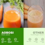 Aobosi Slow Masticating Juicer with Reverse Function