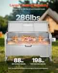 VEVOR 60W Stainless Steel Rotisserie Grill Roaster