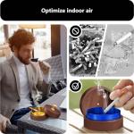 Wooden Ash Tray with Lid - 2 Pack