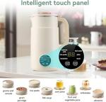 Soy Milk Maker with Oatmeal and Self-Cleaning Functions