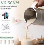 Soy Milk Maker with Oatmeal and Self-Cleaning Functions