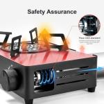 Odoland Portable Butane Camping Stove with Carry Case