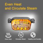 OLLAKOK 2-in-1 Cast Iron Dutch Oven & Skillet